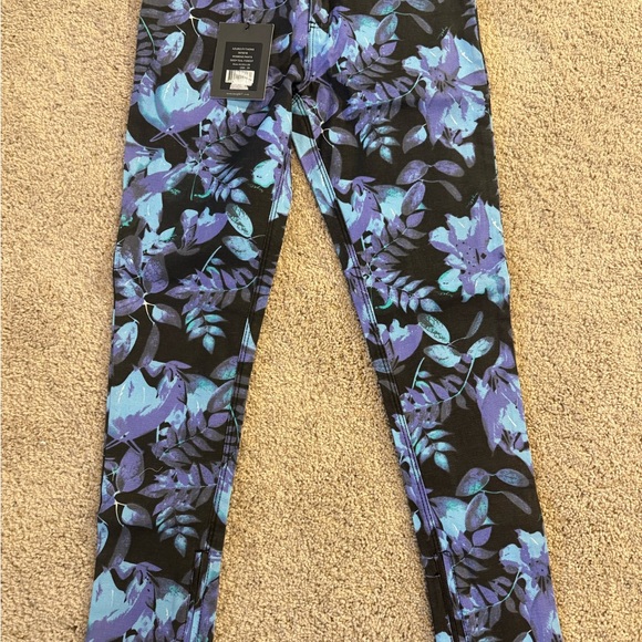 Insight Black and Purple Patterned Skinny Pants - Picture 3 of 6
